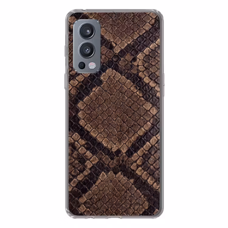 Étui pour téléphone - Python - Écailles - Bronze — 1