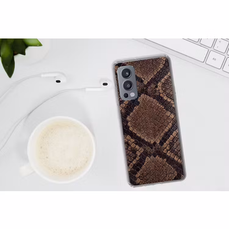 Étui pour téléphone - Python - Écailles - Bronze — 4