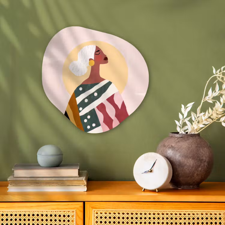 Forme organique - Forex - Femme - soleil - coloré — 2