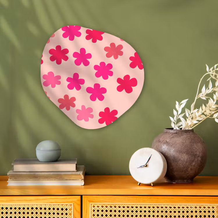 Forme organique - Forex - Fleurs - Motif - Rose — 2