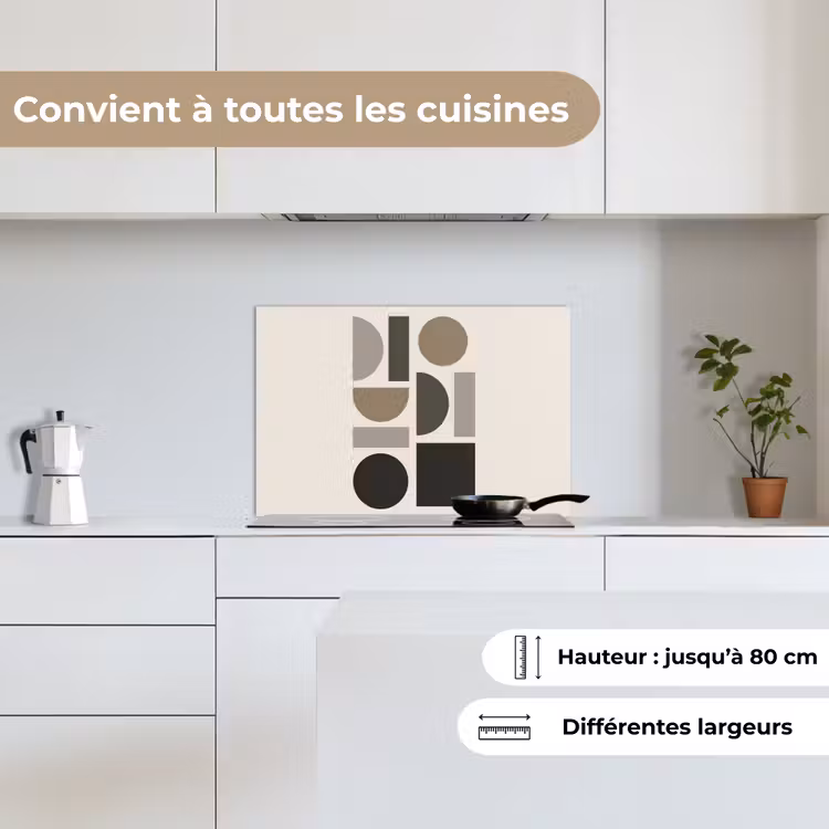 Fond de hotte - Tons naturels - Graphique - Composition verticale — 9