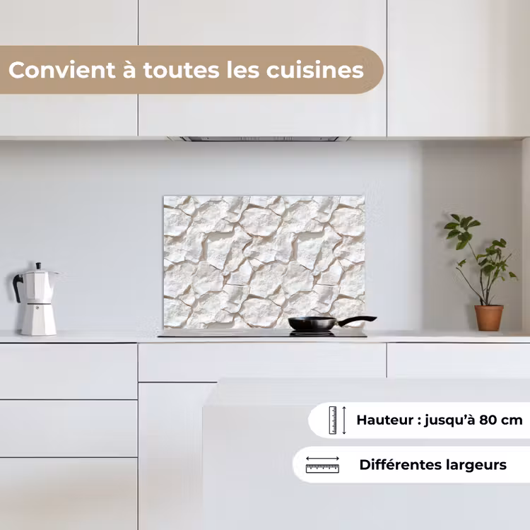 Fond de hotte - Structure - Rock - Blanc — 9