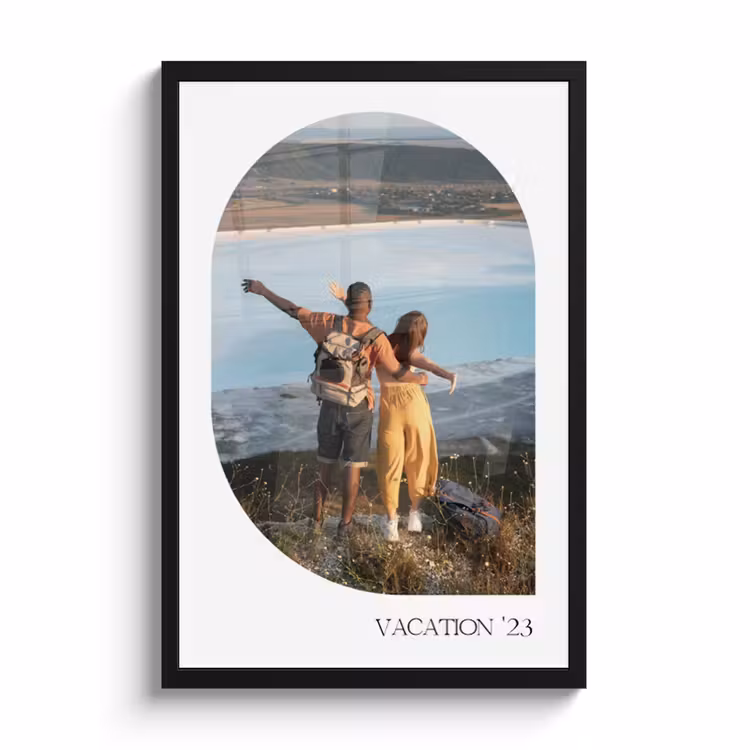 Affiche encadrée - Forme de ballon — 1