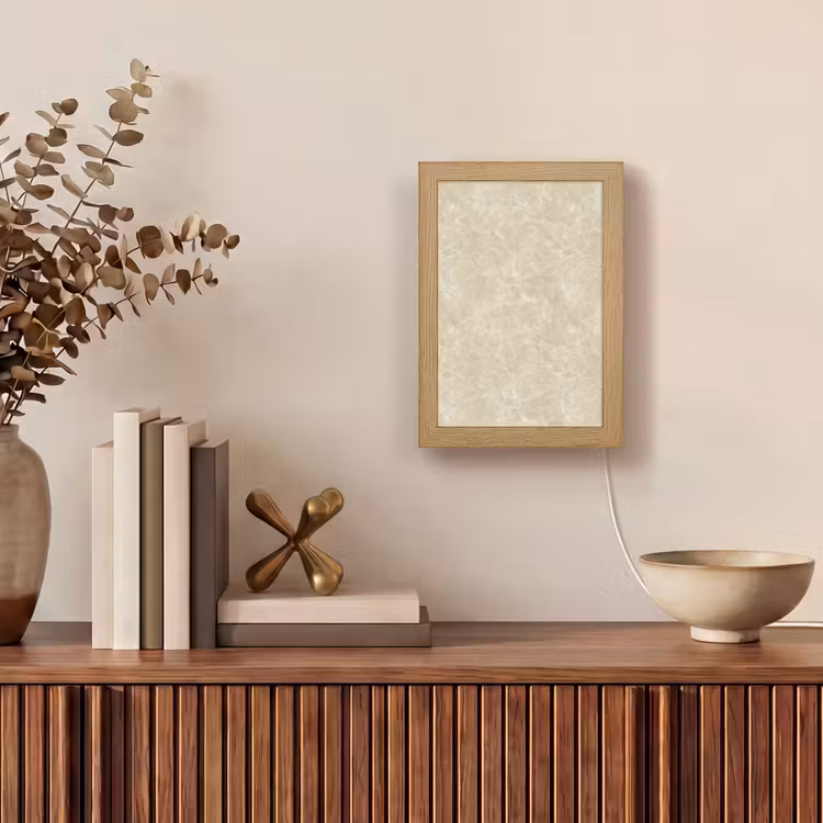 Lampe de table - Beige clair - Marbre - Veines de diffusion — 4