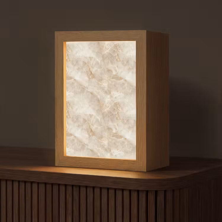 Lampe de table - Beige clair - Onyx - Subtil — 1