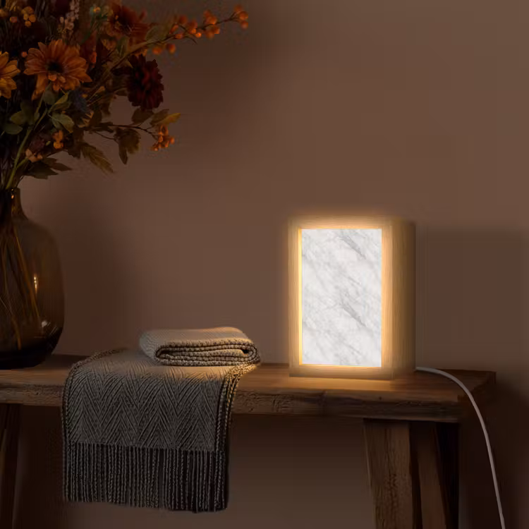 Lampe de table - Classique - Marbre - Gris — 3