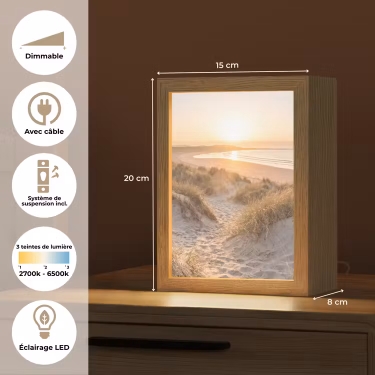 Lampe de table - Dunes - Plage - Mer — 6