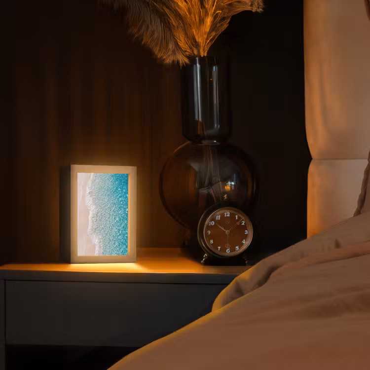 Lampe de table - Côtière - Sable - Bleue — 2