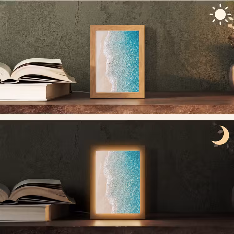 Lampe de table - Côtière - Sable - Bleue — 5