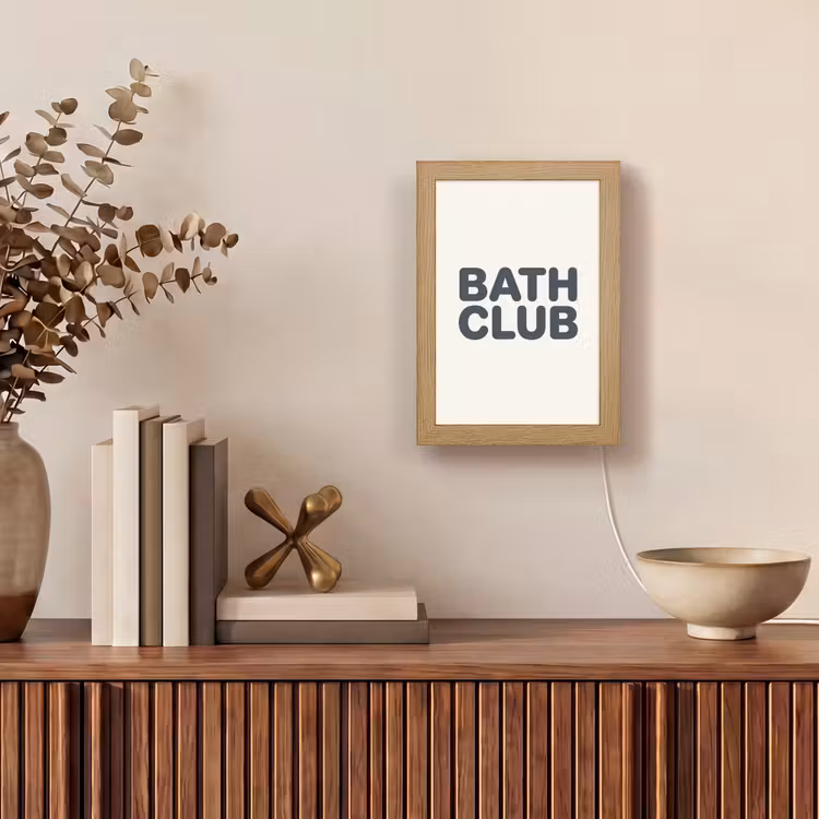 Lampe de table - Citation - Gris - Blanc — 4