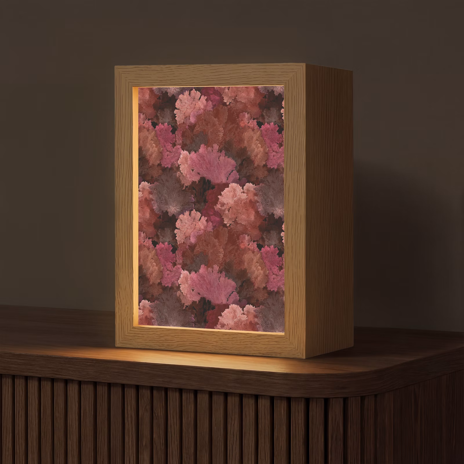Lampe de table - Corail - Texture - Coloré — 1