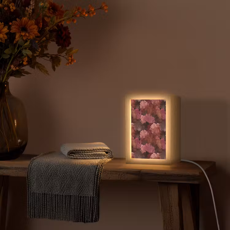 Lampe de table - Corail - Texture - Coloré — 3