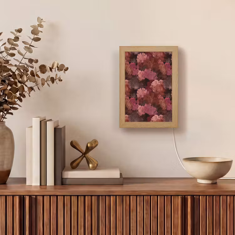 Lampe de table - Corail - Texture - Coloré — 4