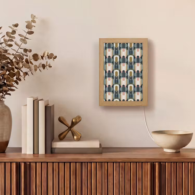 Lampe de table - Géographique - Moderne - Coloré — 4