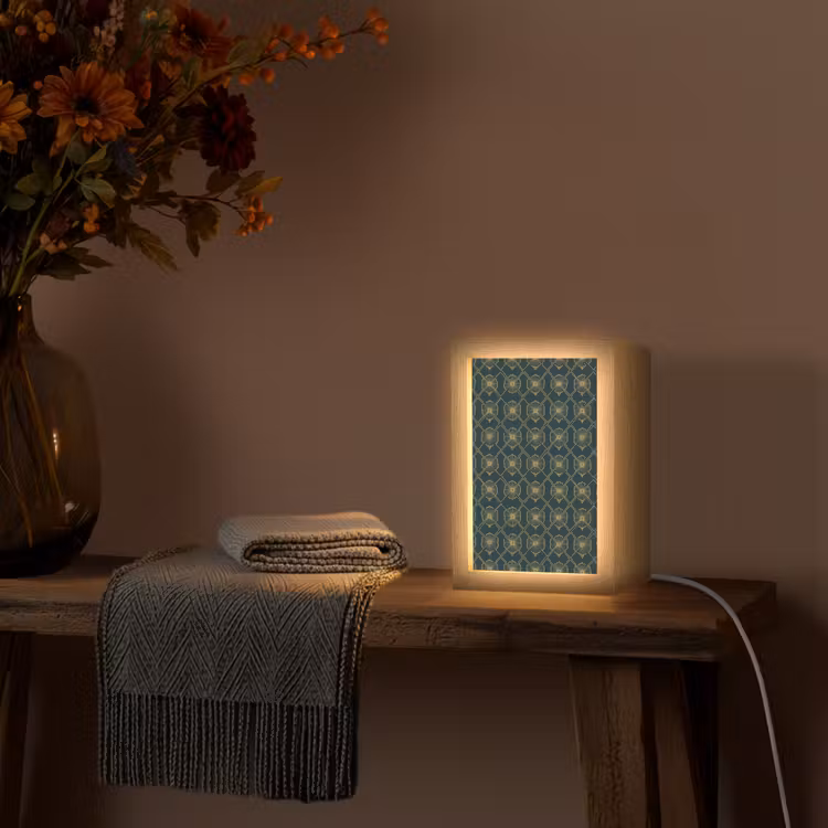 Lampe de table - Géométrique - Elégant - Vert — 3