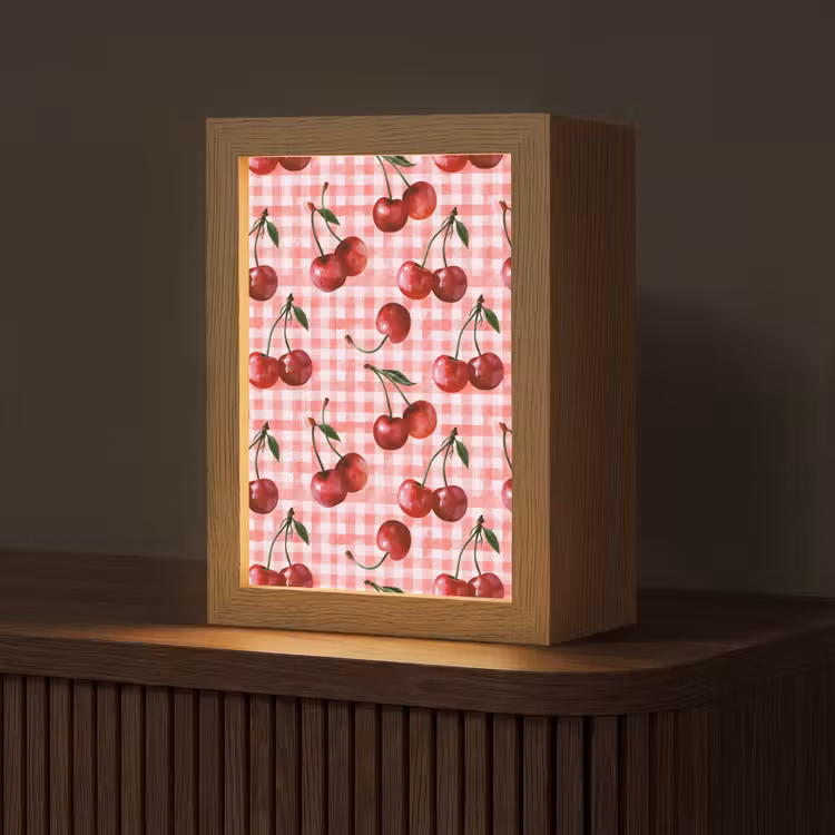 Lampe de table - Cherry - Blocs - Rouge — 1