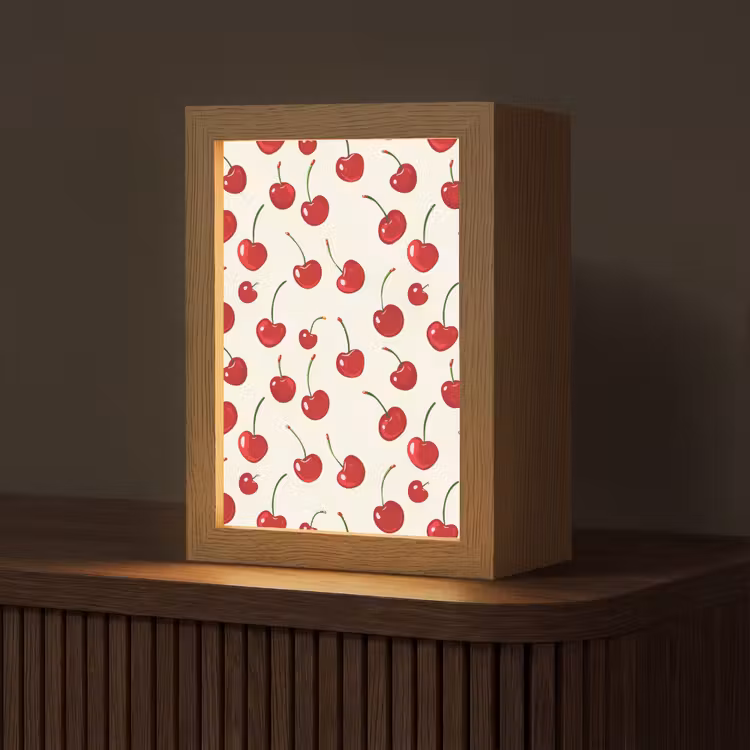 Lampe de table - Cherry - Minimalist - Red — 1