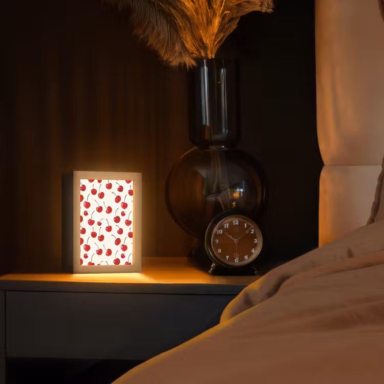 Lampe de table - Cherry - Minimalist - Red — 2