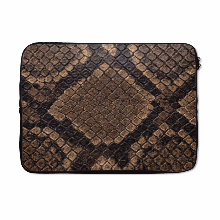 housse pour ordinateur portable - Python - Écailles - Bronze — 5