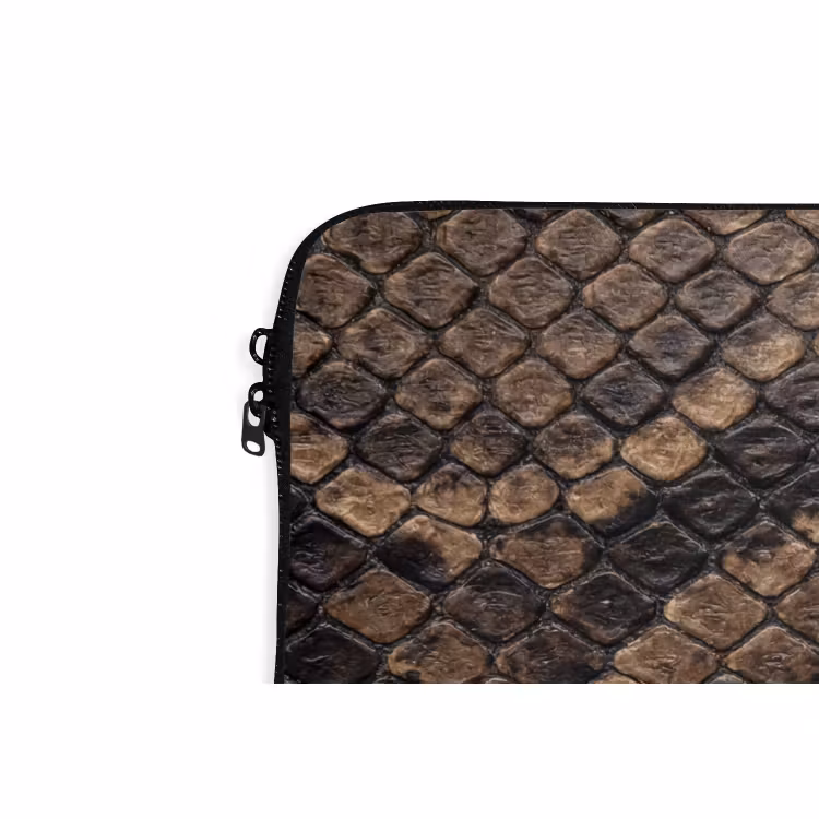 housse pour ordinateur portable - Python - Écailles - Bronze — 6