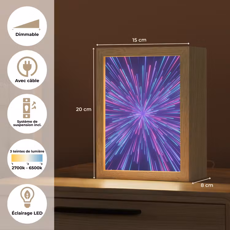 Lampe de table - Dynamique - Espace - Coloré — 6