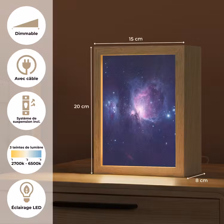 Lampe de table - Espace - Étoiles - Colorées — 6