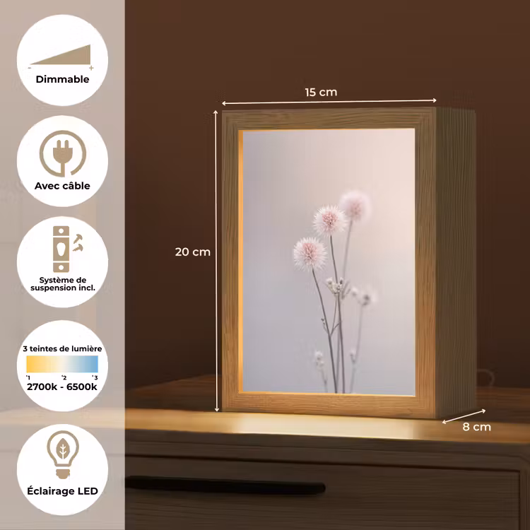 Lampe de table - Fleurs - Bulbes - Rose — 6