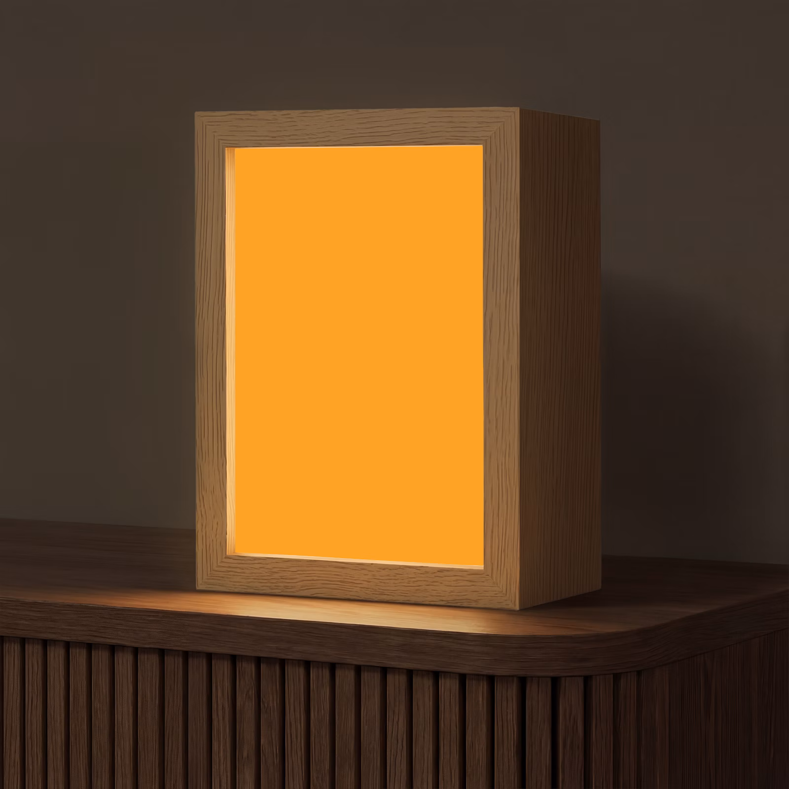 Lampe de table - Chaud - Ocre - Orange — 1