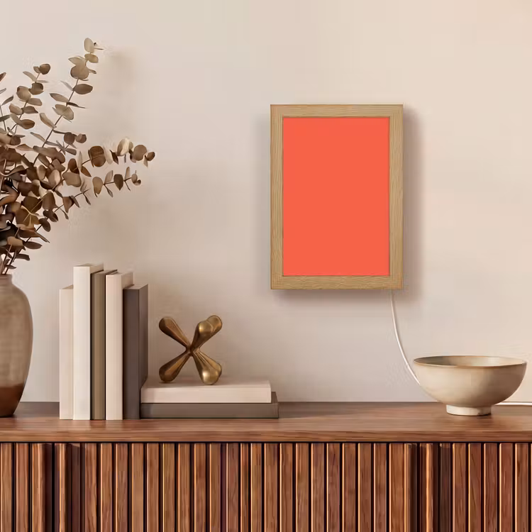 Lampe de table - Brûlé - Corail - Orange — 4