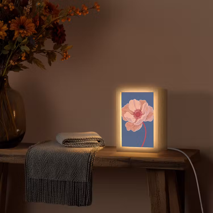 Lampe de table - Fleurs - Moderne - Abstrait — 3