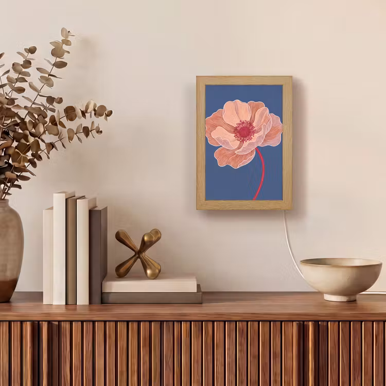 Lampe de table - Fleurs - Moderne - Abstrait — 4