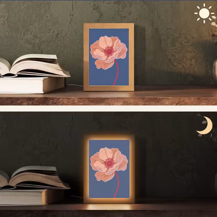 Lampe de table - Fleurs - Moderne - Abstrait — 5