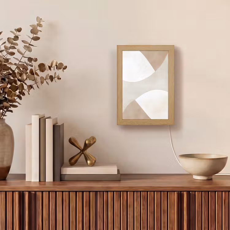 lampe de table - Marron - Japandi - Abstrait — 4
