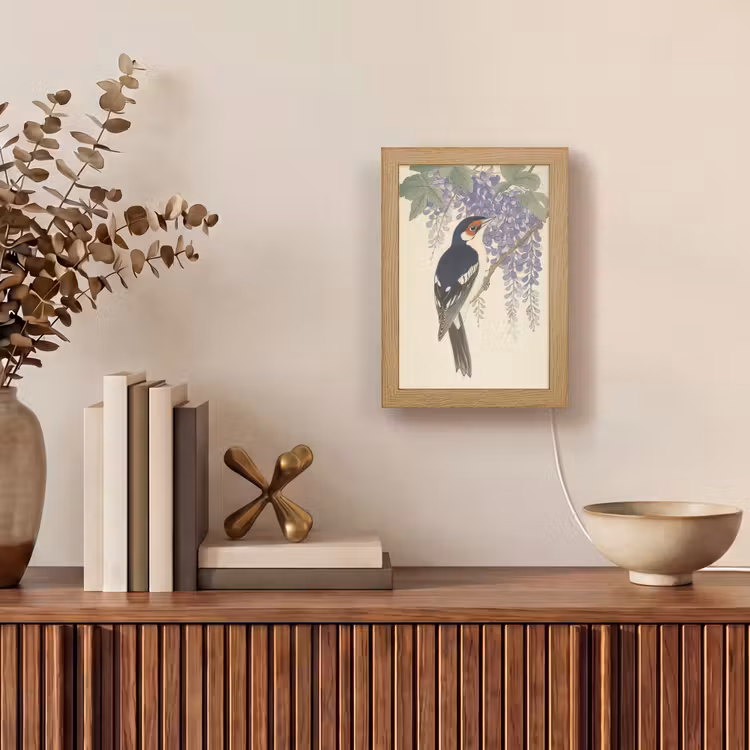 lampe de table - Pic - Fleurs - Violet — 4