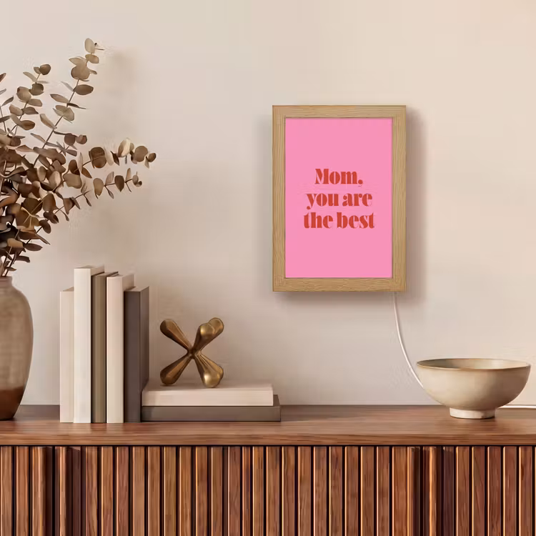 lampe de table - Mère - Message - Rose — 4