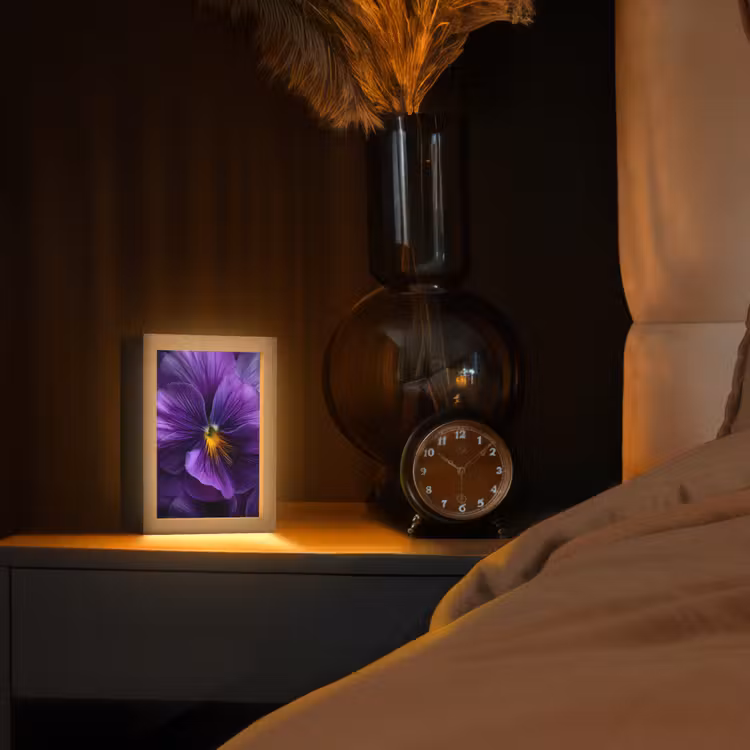 lampe de table - Violet - Violon - Profondeur — 2