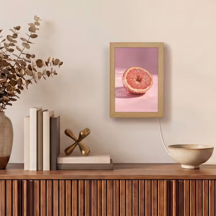 lampe de table - Pamplemousse - Rose - Disco - Brillant — 4