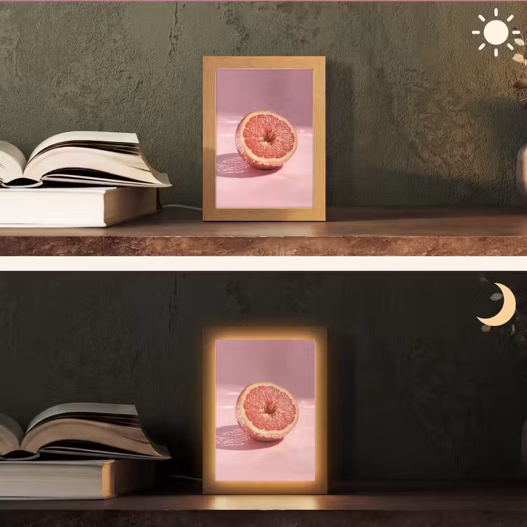 lampe de table - Pamplemousse - Rose - Disco - Brillant — 5