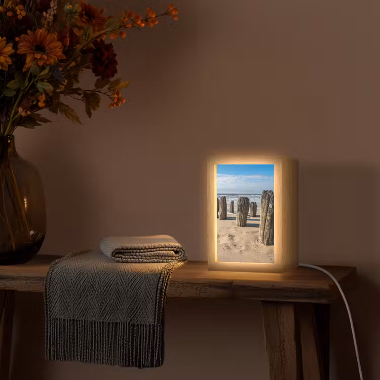 Lampe de table - Sable - Plage - Pôle - Eau - Été — 3