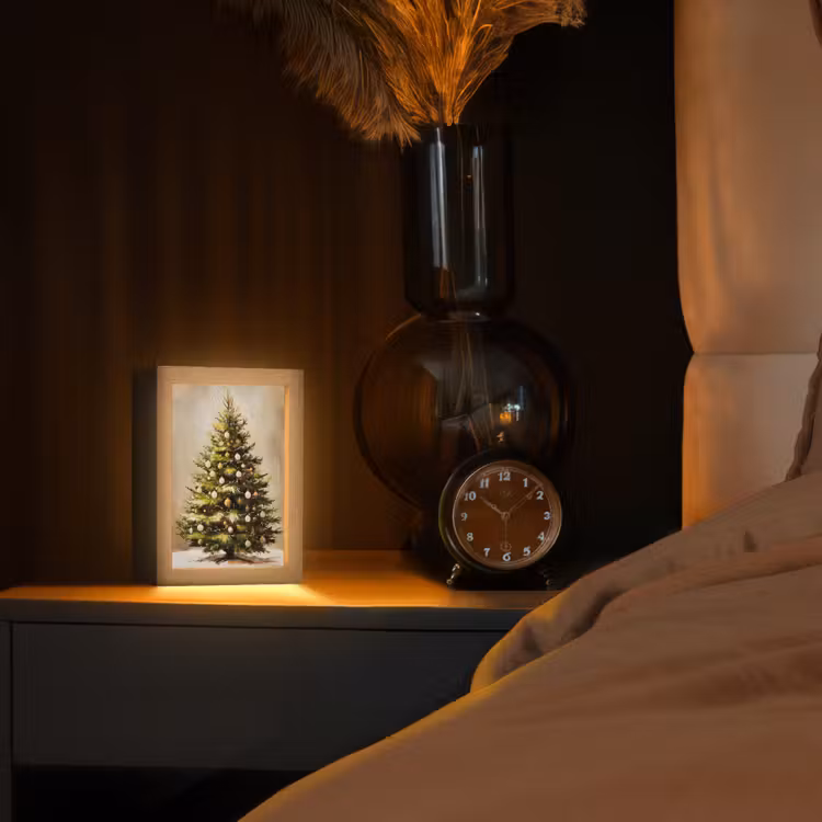 Lampe de table - Noël - Atmosphère - Vert — 2