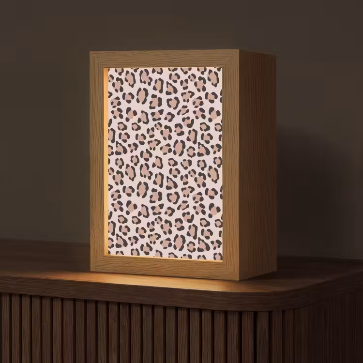 Lampe de table - Stains - Beige - Leopard — 1