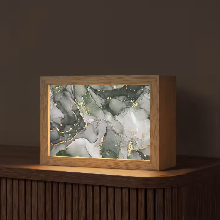 Lampe de table - Luxe - Marbre - Vert — 1