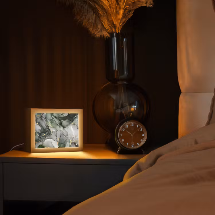 Lampe de table - Luxe - Marbre - Vert — 2