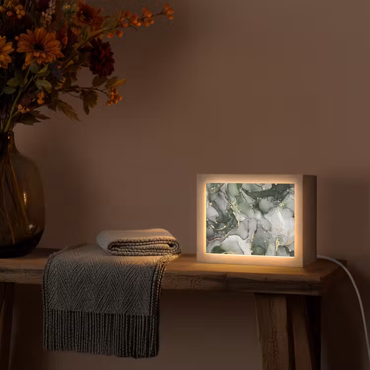 Lampe de table - Luxe - Marbre - Vert — 3