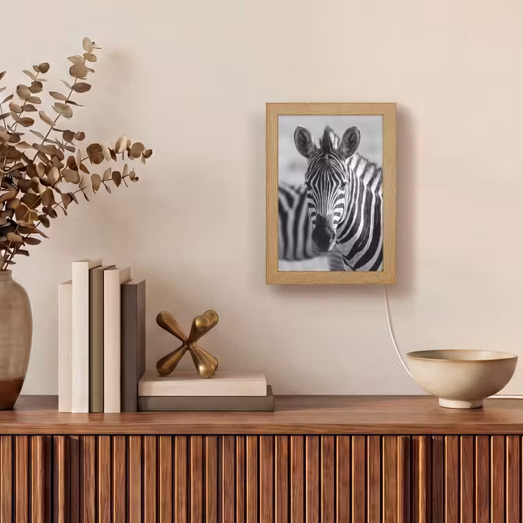 Lampe de table - Zèbres - Noirs - Blancs — 4