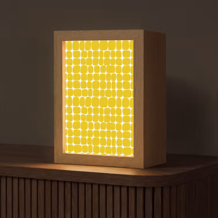 Lampe de table - Points - Moderne - Jaune — 1