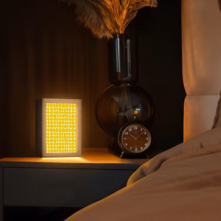 Lampe de table - Points - Moderne - Jaune — 2