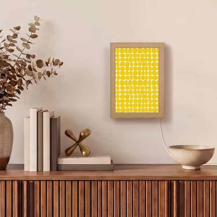 Lampe de table - Points - Moderne - Jaune — 4
