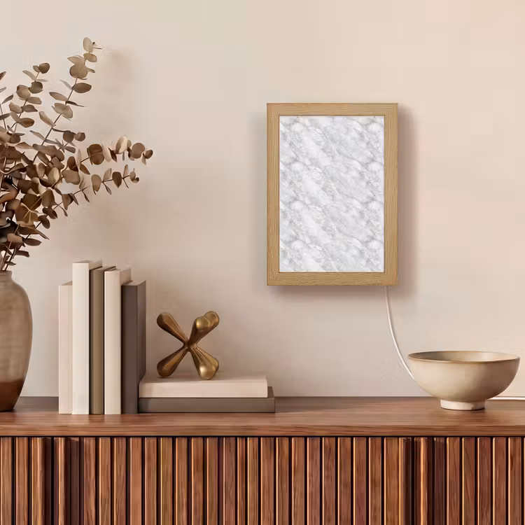 Lampe de table - Gris - Blanc - Marbre — 4