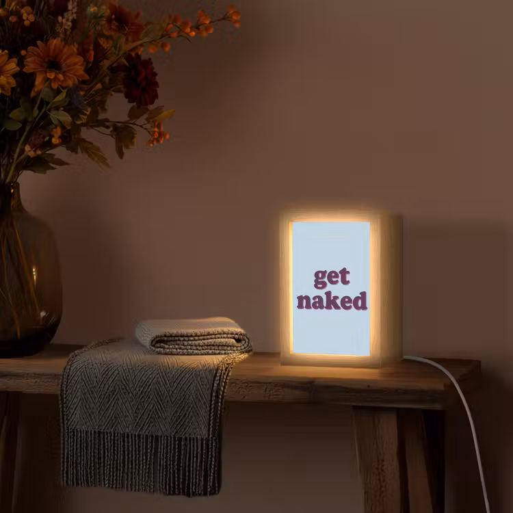 Lampe de table - Ludique - Message - Bleu — 3